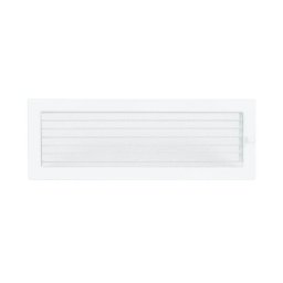 Grila de ventilatie metalica cu inchidere-alb/490 x 170