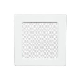 Grila de ventilatie metalica-alb/220 x 220