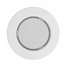 Grila de ventilatie metalica alba D150, D125