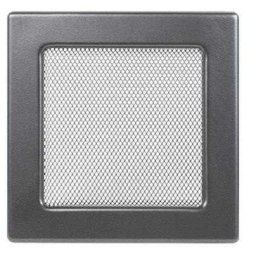 Grila de ventilatie metalica-negru-grafit/170 x 170