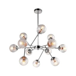 Lustră pe tijă BEST 12xE14/40W/230V