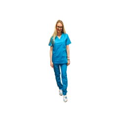 Costum medical turcoaz - unisex STRECH