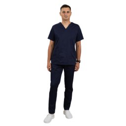 Costum medical bleumarin - unisex STRECH