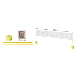 Set badminton, volei si mini-tenis, cu stalpi reglabili