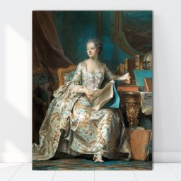 Tablou Portrait of Madame de Pompadour de François Boucher RFB9 (Dimensiune LxH: 70x100cm)
