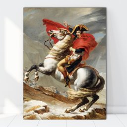 Tablou Napoleon Bonaparte traversând Marele Saint Bernard TRC1 (Dimensiune LxH: 45x60cm)