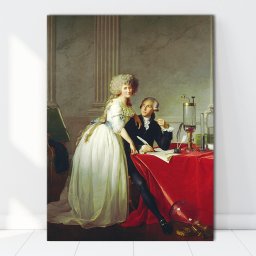 Tablou Portretul lui Antoine-Laurent Lavoisier și al soției sale TRC9 (Dimensiune LxH: 45x60cm)