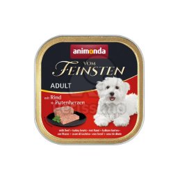 Animonda Vom Feinsten Adult, vită și inimă de curcan 150 g (82966)