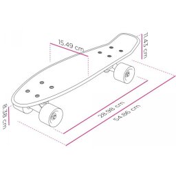 Pennyboard Street Surfing Pop Board Souper Black Dot