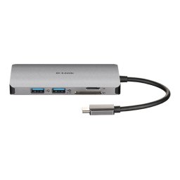 Docking station USB-C la HDMI 4K, 2 x USB-A, 1 x Quick Charge (BC 1.2), 1 x USB-C (Thunderbolt 3), D-LINK DUB-M610