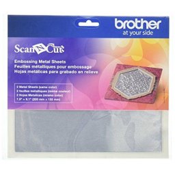 Foi metalice cu foi adezive de protecţie pentru embosare liniară (silver) Brother ScanNCut