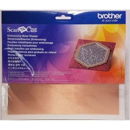 Foi metalice cu foi adezive de protecţie pentru embosare liniară (bronz)