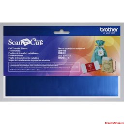 Foi de transfer cu folie metalizată (Albastru) Brother ScanNCut