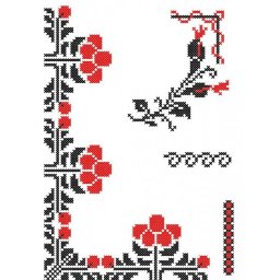Model Broderie Planse VB008