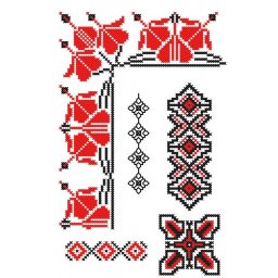Model Broderie Planse VB009