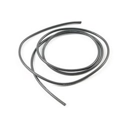 Cablu electric cu invelis siliconic pur 14 AWG Etronix - negru, 1m