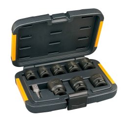 Set 9 tubulare masina de insurubat cu impact DeWalt - DT7507