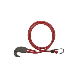 Lot de 2 cabluri elastice 18 mm x 80 cm, cu carlig, THIRARD