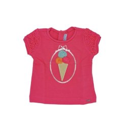 Tricou fete cu tull brodat Mayoral 6luni