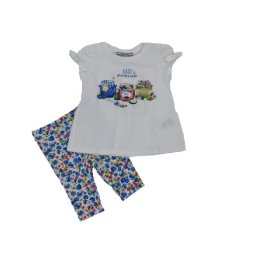 Compleu bebe, rochita lejera/colanti imprimeu floral, Mayoral 6luni