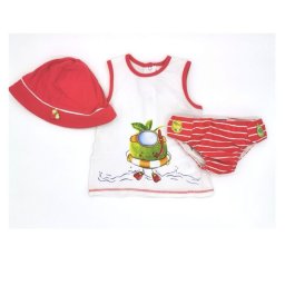 Set bebe pentru plaja din 3 piese, Mayoral 4-6luni