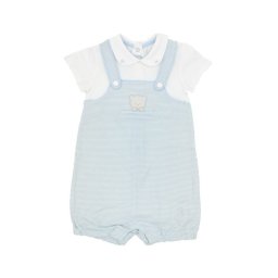 Costumas pentru bebe cu tricou si salopeta, Mayoral, 12luni