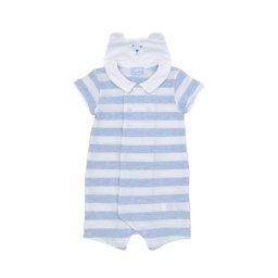 Salopeta bebe cu guler, Mayoral 6-9luni (design cu dungi)