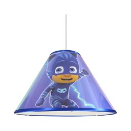 Lustră LED pentru copii PJ MASK, suspendată pe cablu, 1xE27/40W/230V