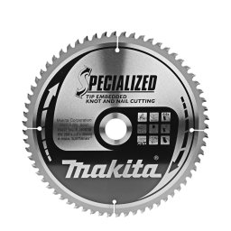 Panza Fierastrau Circular SPECIALIZED Noduri/Cuie Makita 260 x 30 mm 64T