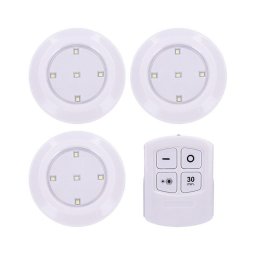 Solight WL906 - Set 3x corpuri LED reglabile cu telecomandă, LED/3xAAA