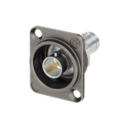 Conector BNC mama tip D montare masa/panou, NEUTRIK NBB75DFGX
