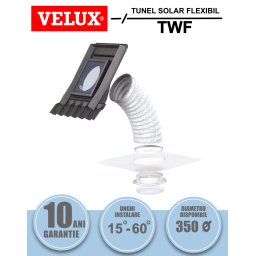 Tunel solar flexibil acoperis inclinat Velux TWF diametru 350mm