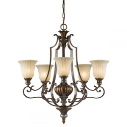 Candelabru KELHAM HALL, bronz, H:239cm, 5 becuri, FE-KELHAM-HALL5-UPLT