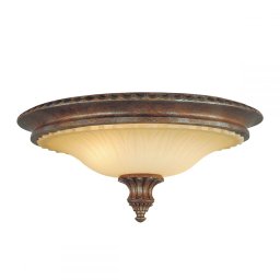 Plafonieră STIRLING CASTLE, bronz, H:19.7cm, 2 becuri, FE-STIRLING-CASTLE-F