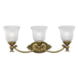 Aplică FRANCOISE, alamă, H:24.1cm, 3 becuri, HK-FRANCOISE3-BATH