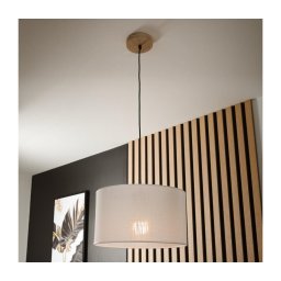 Lustr pe cablu ANTONIO 1xE27/60W/230V stejar
