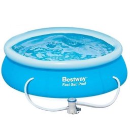 Piscina gonflabila, rotunda, cu filtru, 366x76 cm, Bestway