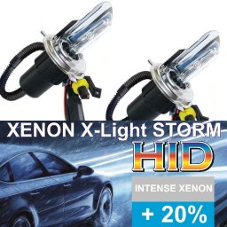 Set 2 Becuri BiXenon H4 8000k X-Light STORM