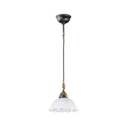 Kolarz 731.30.73 - Pendul pe cablu NONNA 1xE27/75W/230V, alb