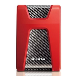 External HDD Adata Durable HD650, 2TB, USB 3.1, Rosu