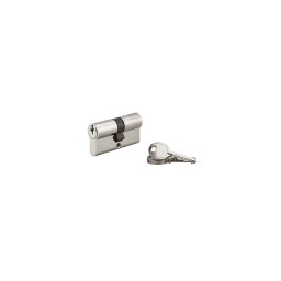 Butuc usa, nichelat, profil european, 30 x 30 mm, 3 chei - SP