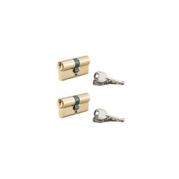 Lot de 2 cilindri usa, 30 x 30 mm, alamit, 6 chei SP - SP