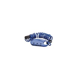 Lacat cu cablu tractabil, 1 m, cu cifru - SP