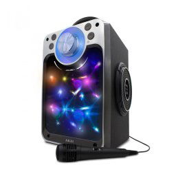 Boxa portabila AKAI CEU7300-BT, Bluetooth cu USB/SD/AUX si radio FM, 6W, negru
