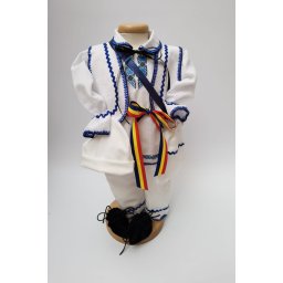 Compleu traditional baietel Albastru