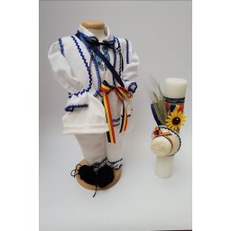 Set Traditional Botez - Costumas baiat Lumanare baiat 3