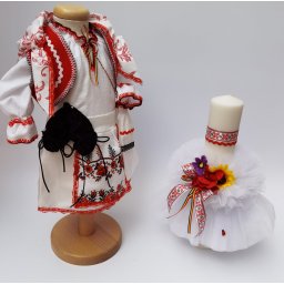 Set Traditional Botez - Costumas fetita Lumanare 6