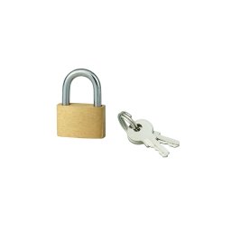 Lacat cu cheie BASIC 20 mm, toarta otel, Serruprix