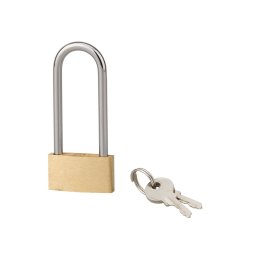 Lacat cu cheie BASIC 30 mm, toarta otel, semi-inalta, Serruprix
