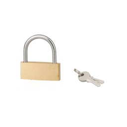 Lacat cu cheie BASIC 60 mm, toarta otel, Serruprix